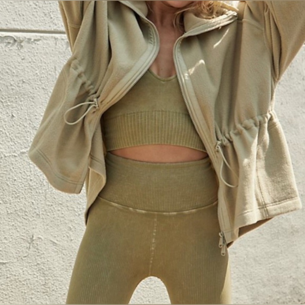 Free People Movement She’s All That Fleece Zip Jacket - Picture 2 of 10